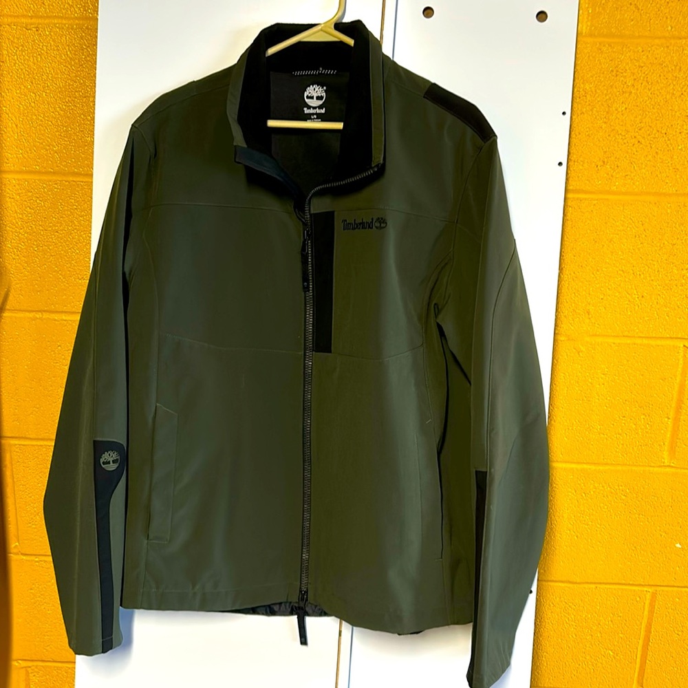 Timberland Men's Olive Lightweight softshell Jacket